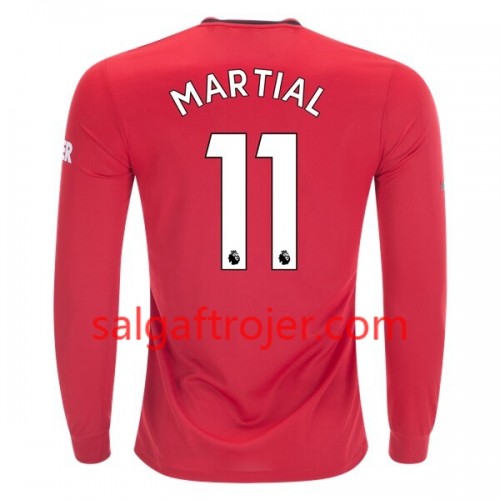Manchester United Fodboldtrøjer Anthony Martial 11 Hjemmebanesæt 2019/20 Langærmet Manchester United Fodboldtrøjer Anthony Martial 11 Hjemmebanesæt 2019/20 Langærmet